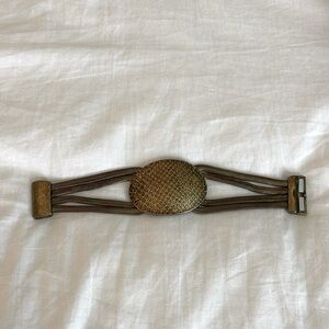 Beautiful brass bracelet.